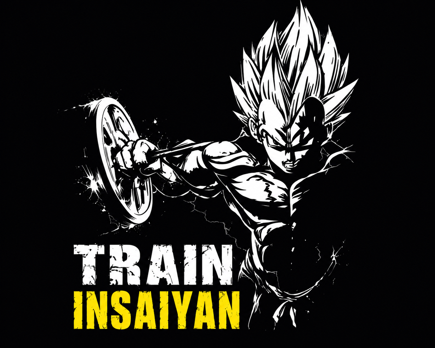 Train Insaiyan Premium Gym T-Shirt | 100% Cotton 180 GSM | HouseofEvery