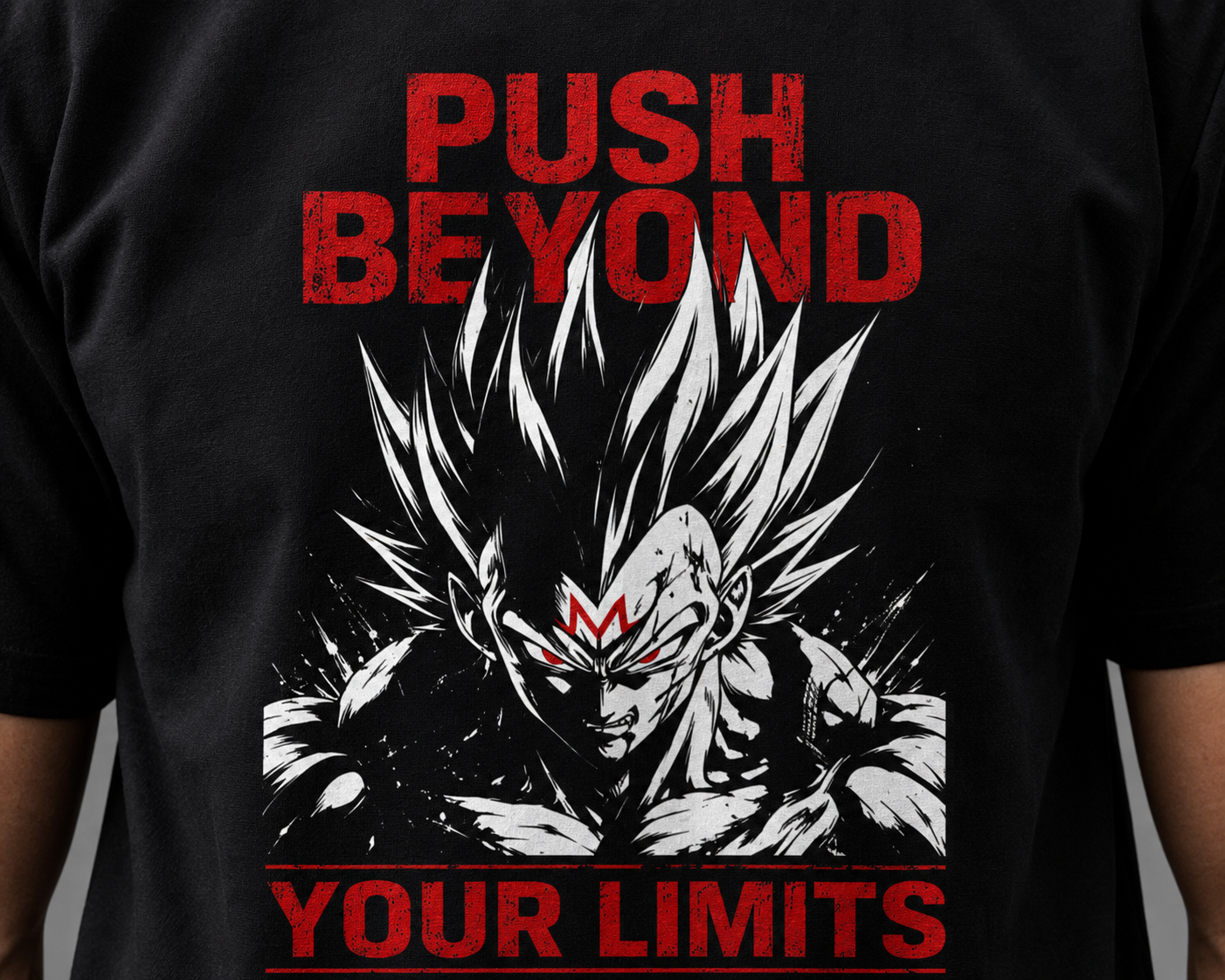 Push Beyond Your Limits Premium Gym T-Shirt | 100% Cotton 180 GSM | HouseofEvery