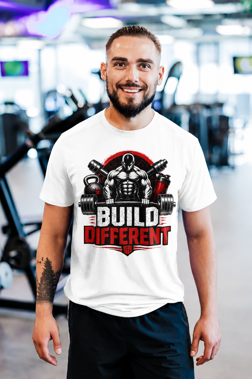 Build Different Unisex Gym T-Shirt | 180 GSM Premium Cotton | Houseofevery